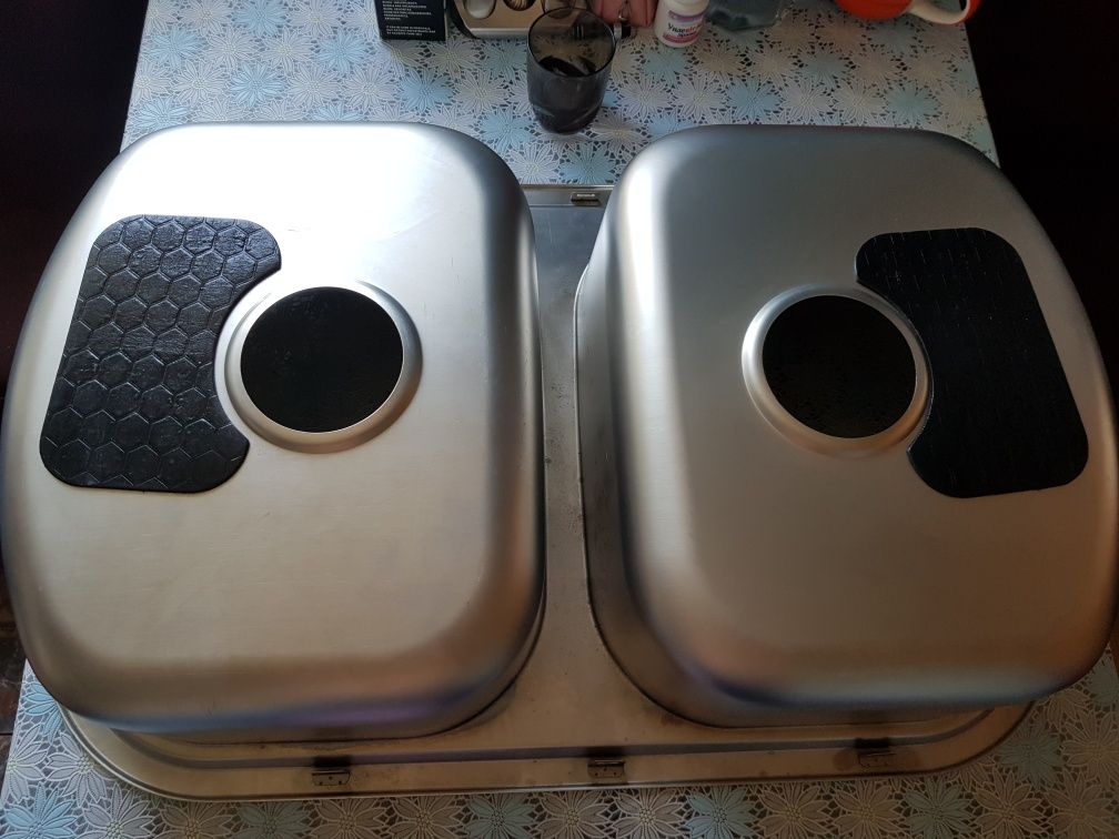 Мойка кухонная HAIBA 80x49 DOUBLE decor 0.8мм