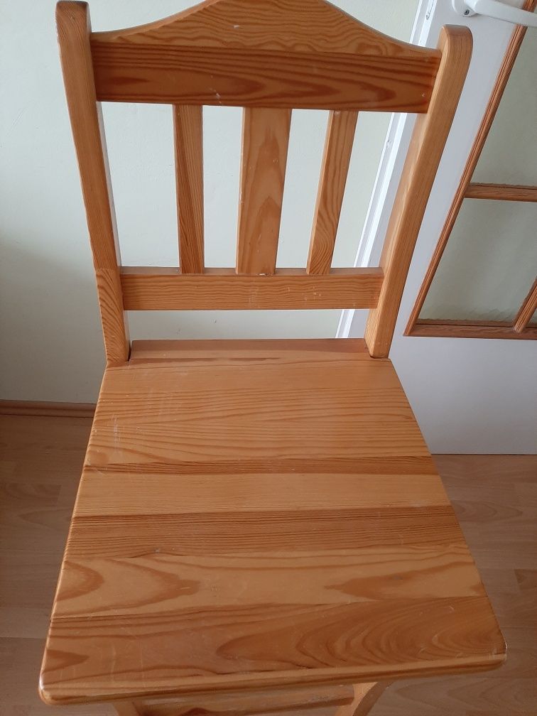 Krzesło drewniane, hoker