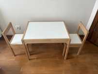 Stolik dziecięcy i 2 krzesełka IKEA zestaw