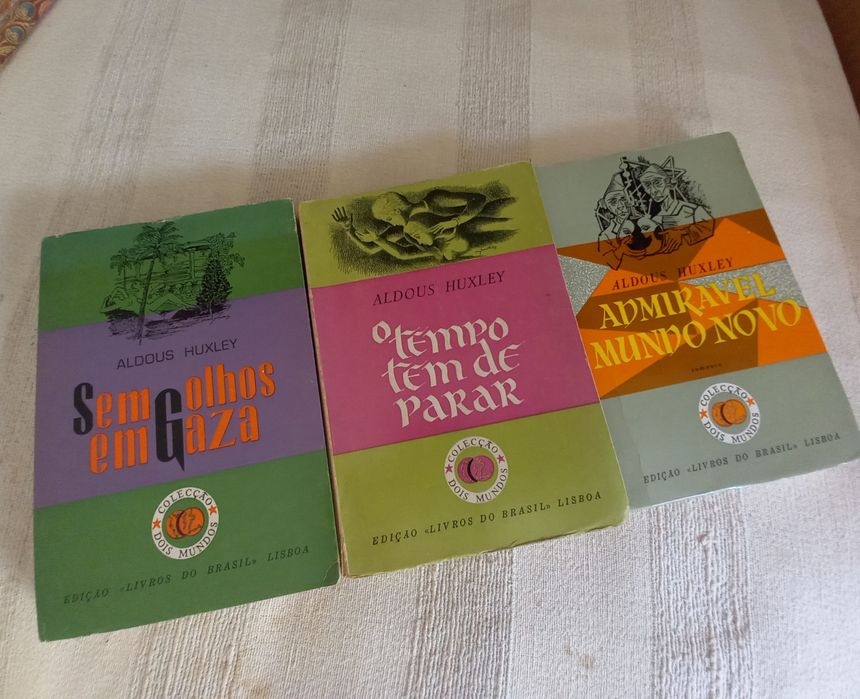 Três livros de Aldous Huxley Admirável Mundo Novo