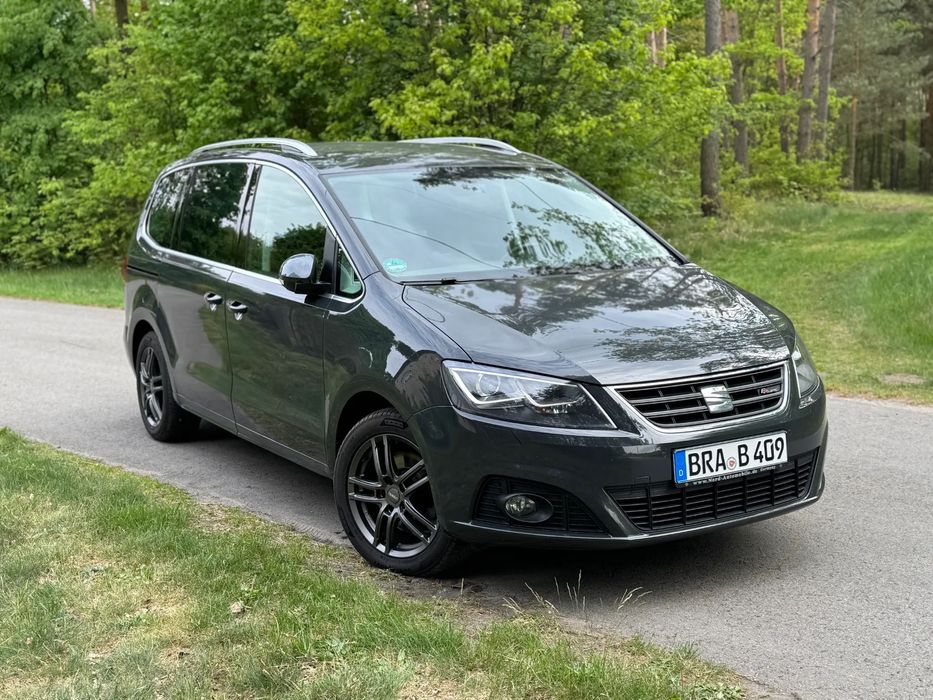 Seat Alhambra FR 2.0 TDI 150 KM DSG KeyLessGo Skóra Navi Xenon LED CarPlay Szary