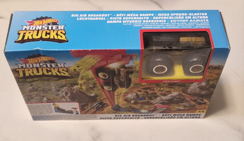 Nowe Hot Wheels Monster Trucks Kaskaderski Skok GCG00 Warszawa/Wołomin
