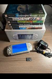 PSP Silver 2004 + 6 jogos