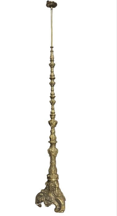 Mosiężna noga do lampy podlogowej Tiffany