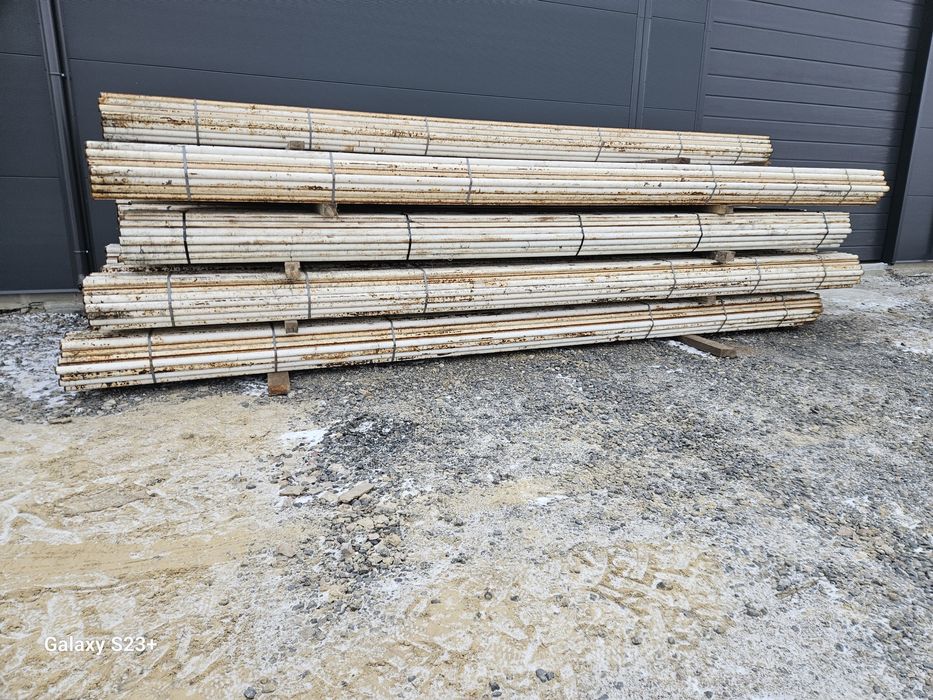 Rura stalowa fi 51 na tunele foliowe palaki  slupki  wymiar 10.80 m