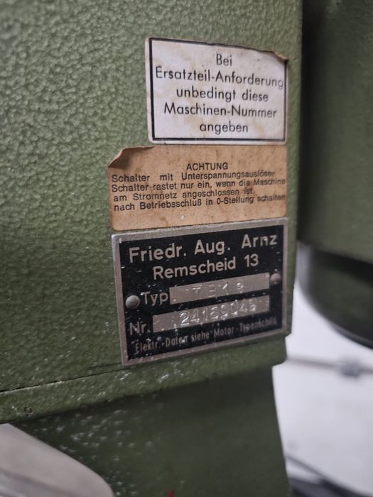 Wiertarka stołowa Flott TB10 uchwyt samozaciskowy Rohm