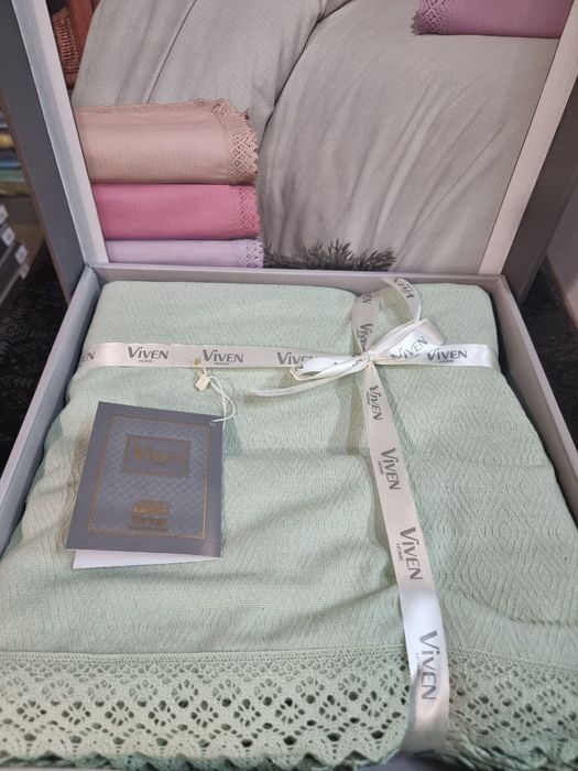 Покривала бавовняні 220х240.Туреччина.В коробці.