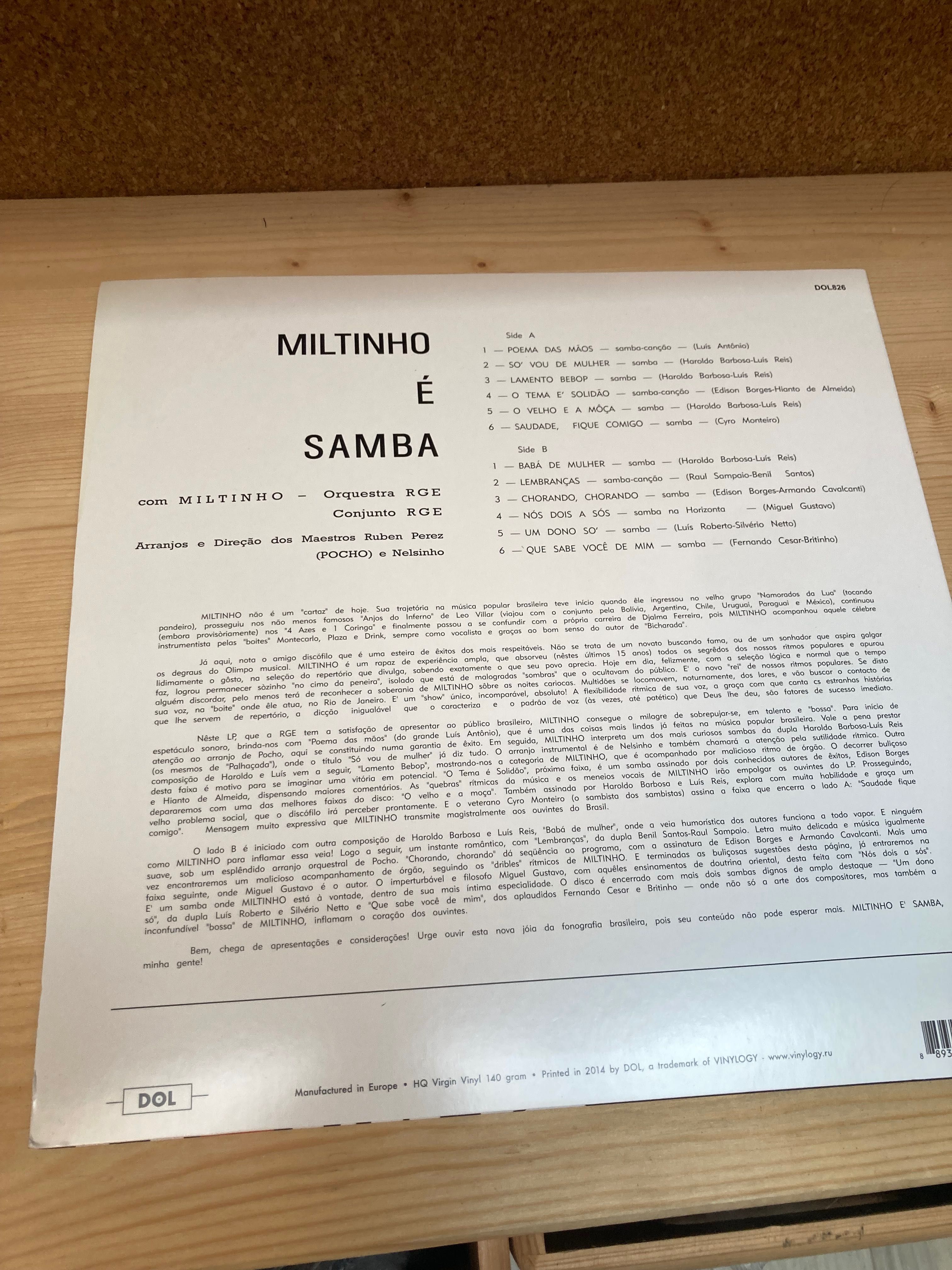 Miltinho - É Samba