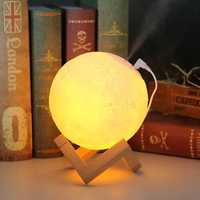 Зволожувач повітря дифузор нічник 3D Moon Lamp лампа у вигляді місяця