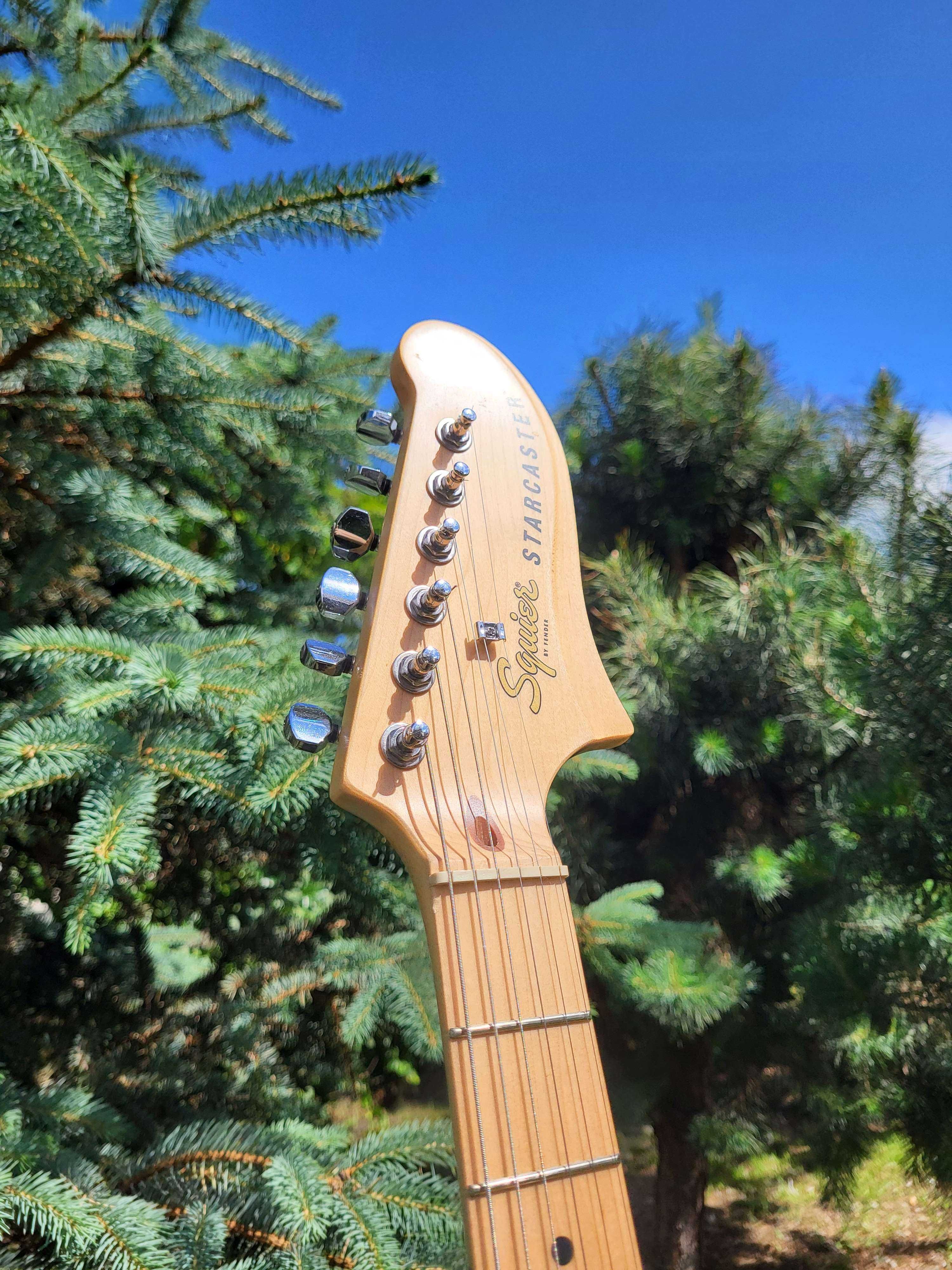 Gitara Elektryczna Starcaster Czarna + Pokrowiec
