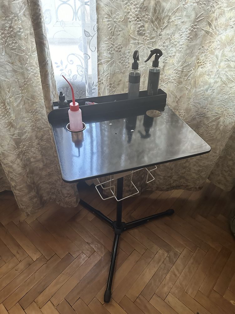 Портативний тату стіл чорний Dragon Hawk Table