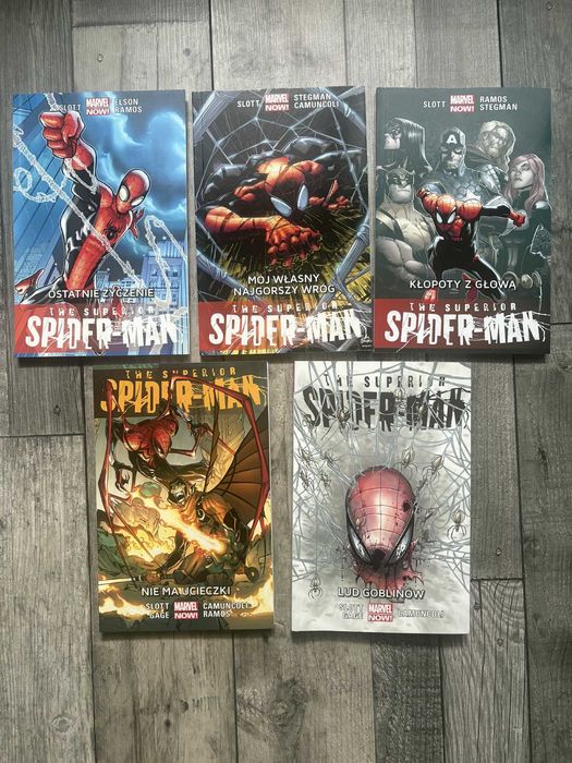 Komiksy Marvel The Superior Spider-Man tomy 1 2 3 4 7