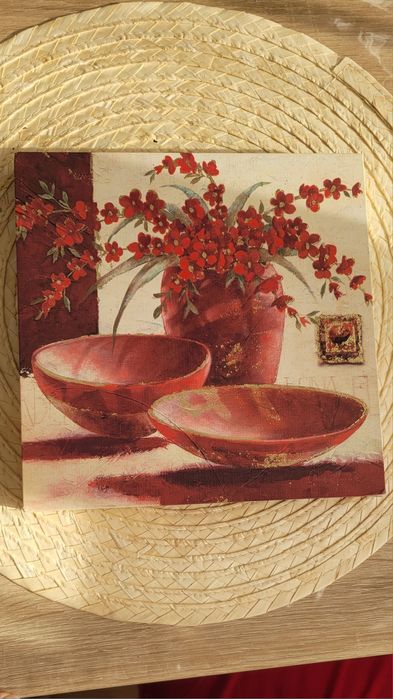 Obrazek 20x20 kwiatki