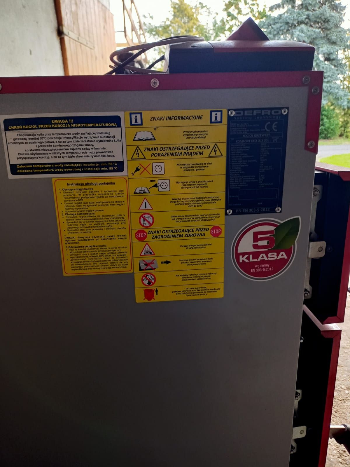Sprzedam piec Defro 20 kw