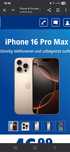 Iphone 16 pro max 256gb