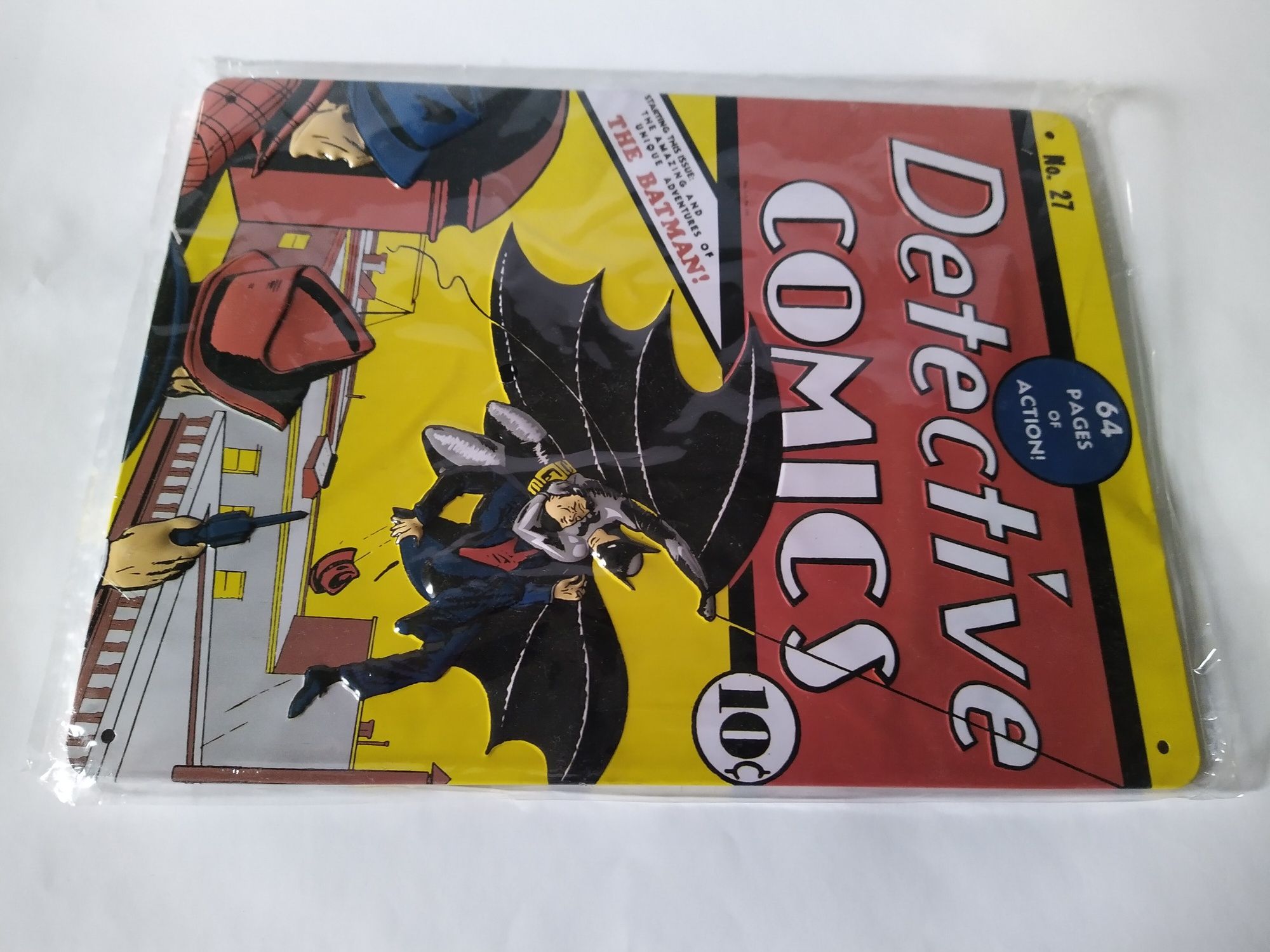 Reklama metalowa tablica DC comics Batman Eaglemoss