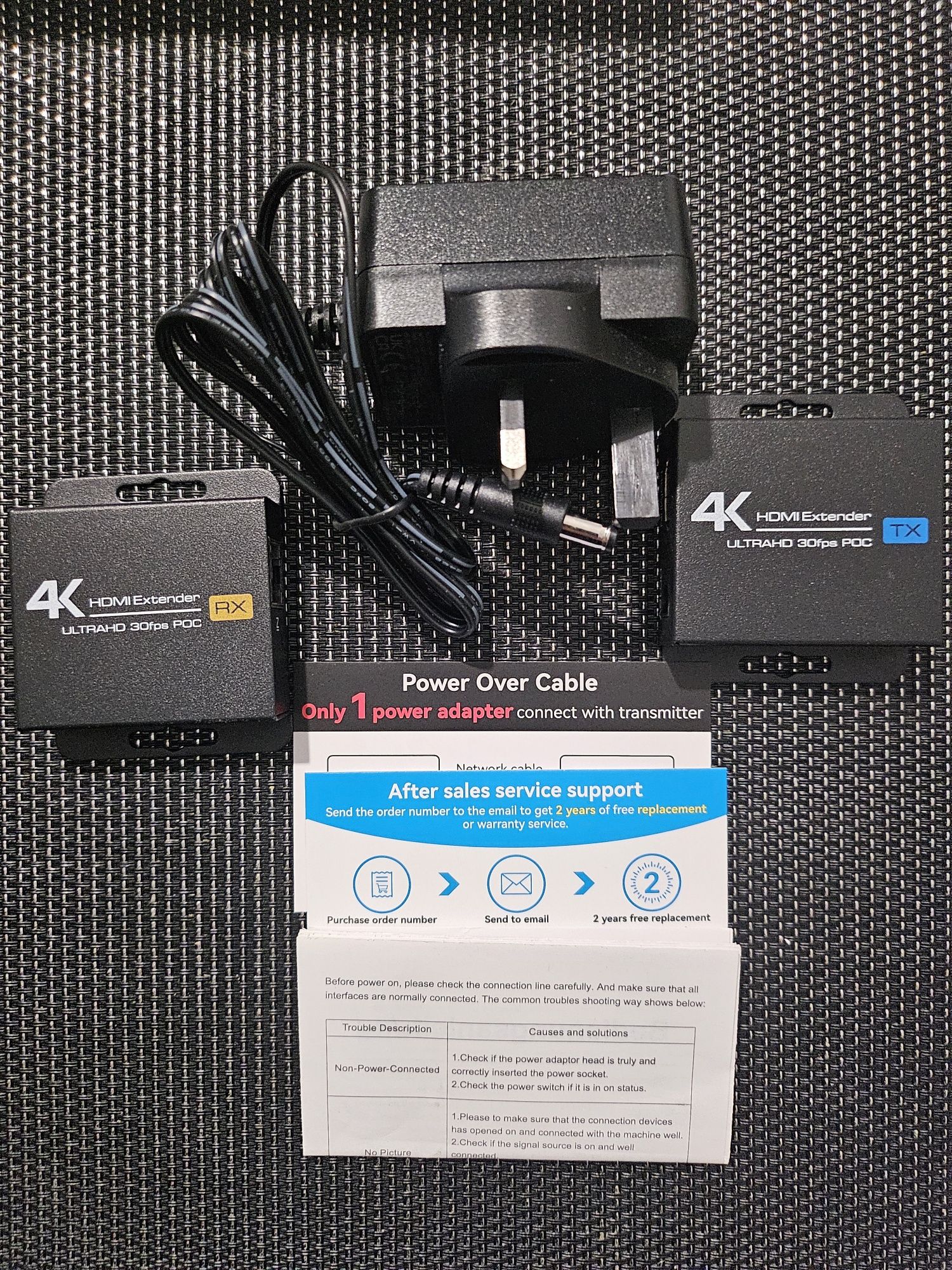 VEDINDUST 4K30HZ przedłużacz / wzmacniacz sygnału HDMI