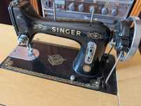 Máquina de costura antiga Singer