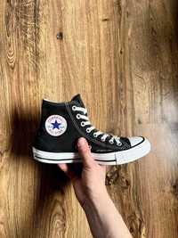 Converse 39.5 Trampki Wysokie Czarne 25cm