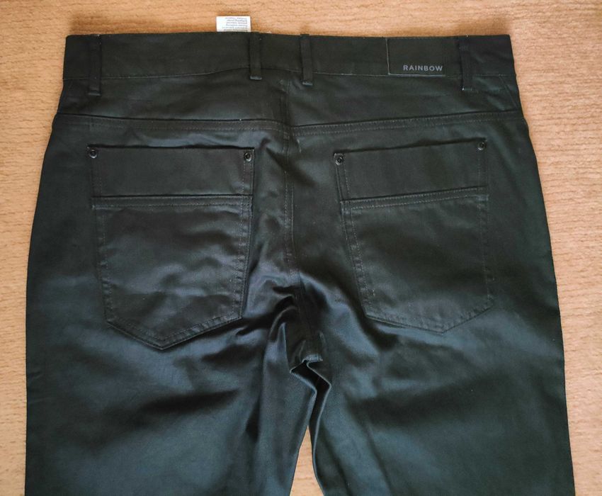 Spodnie jeansy RAINBOW r. 38 czarne NOWE