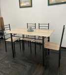 NOVO MESA + 4 CADEIRAS CAFES RESTAURANTES envio gratis paga na casa
