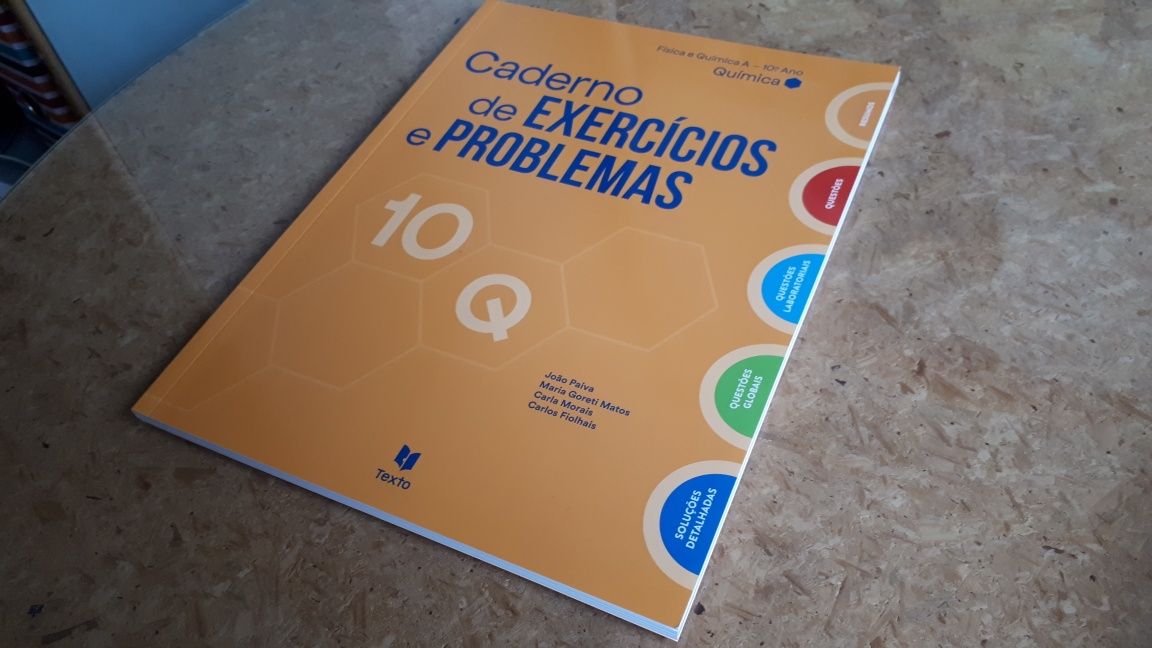 (Novo a estrear) Caderno de exercícios e problemas - Química - 10 Q