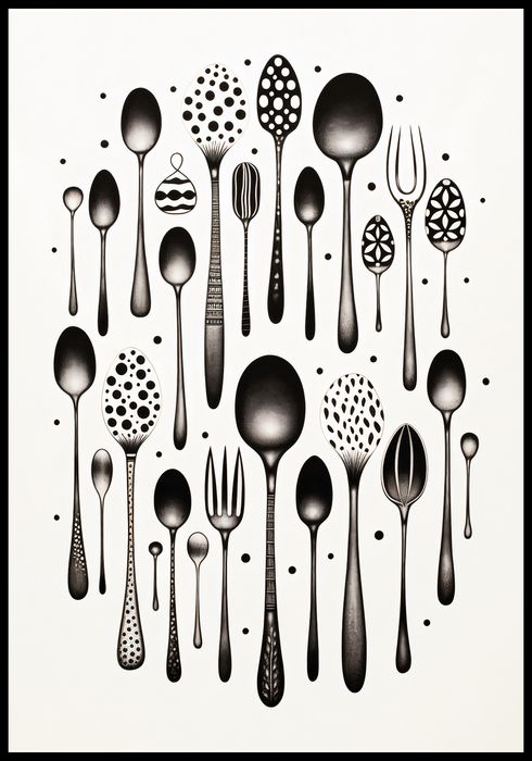 Plakat 68x98cm Narzędzia Smaku