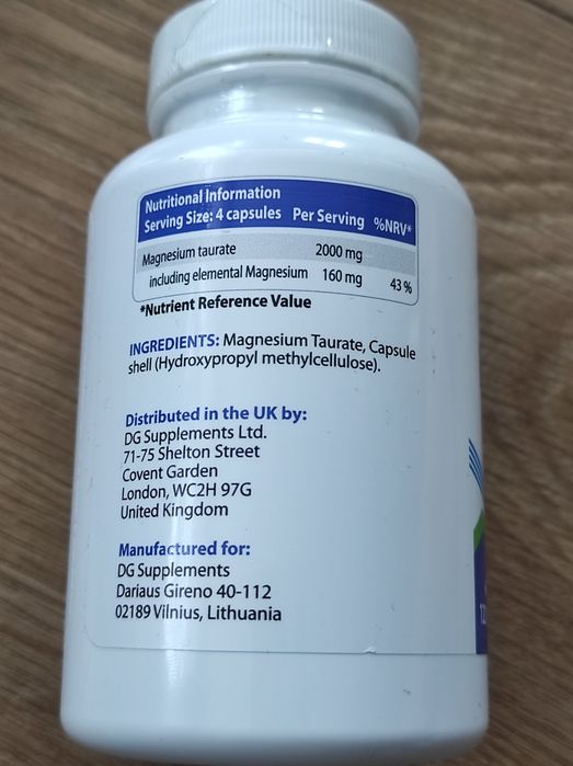 Taurynian Magnezu firmy Tulip Biopharma