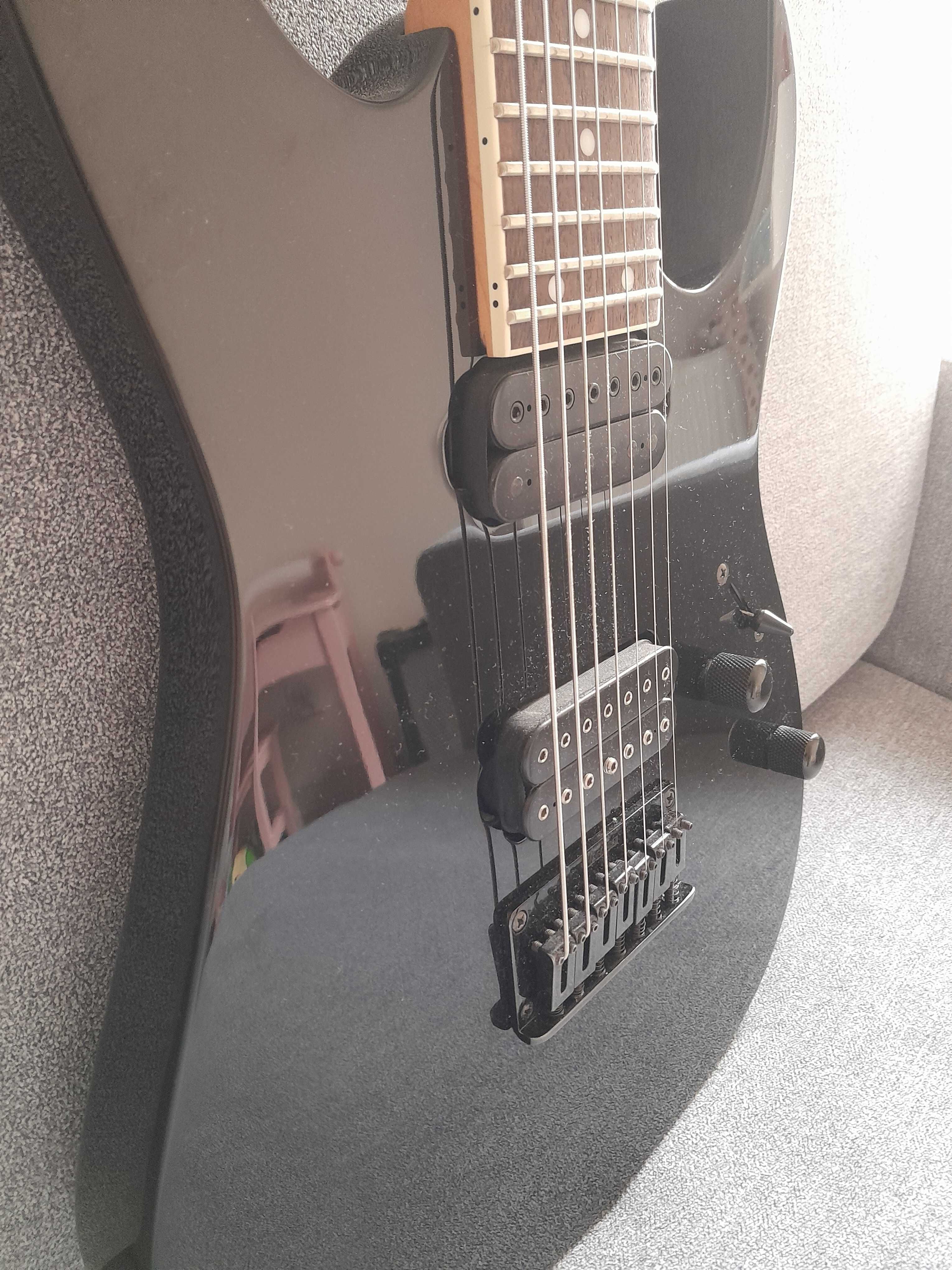 Ibanez RG7321, 7 strun, DiMarzio, Indonezja, siodełko kość. Zamiana