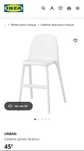 IKEA URBAN
Cadeira júnior, branco usada