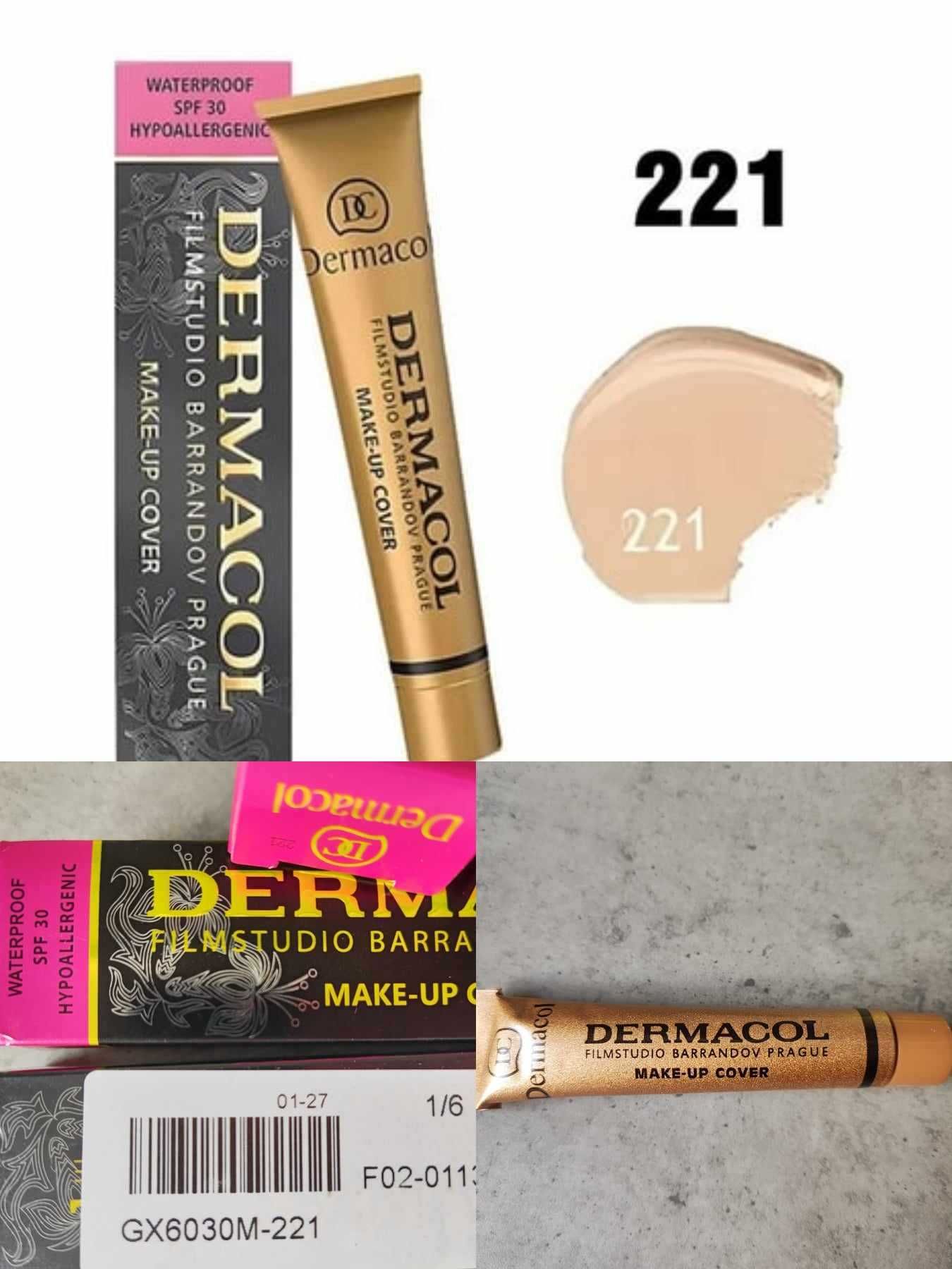 Dermacol Make-Up Cover 221 SPF30 wodoodporny podkład mocno kryjący 30g