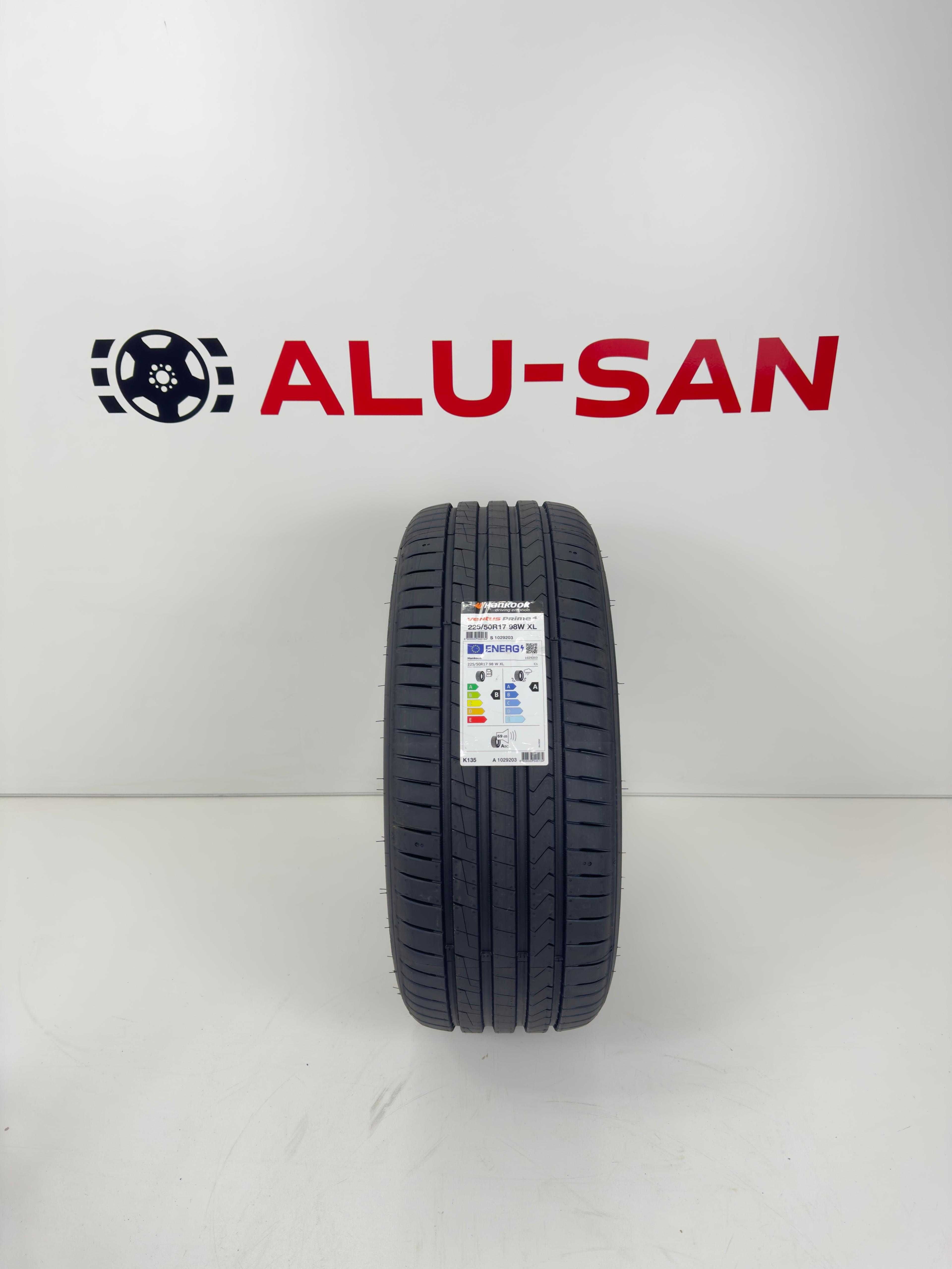 NOWE letnie OPONY 225/50R17  - Hankook Ventus Prime 4 - Montaż GRATIS