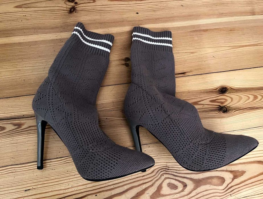 Buty szpilki botki skarpeta rozm. 36