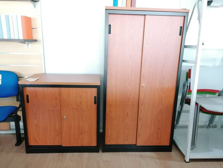 Secretaria Fluxo 140x80 em chapa cinza