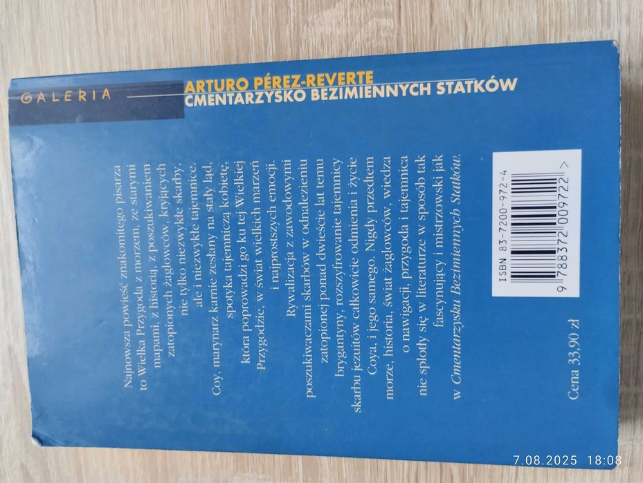 Arturo Perez-Reverte - Cmentarzysko bezimiennych statków