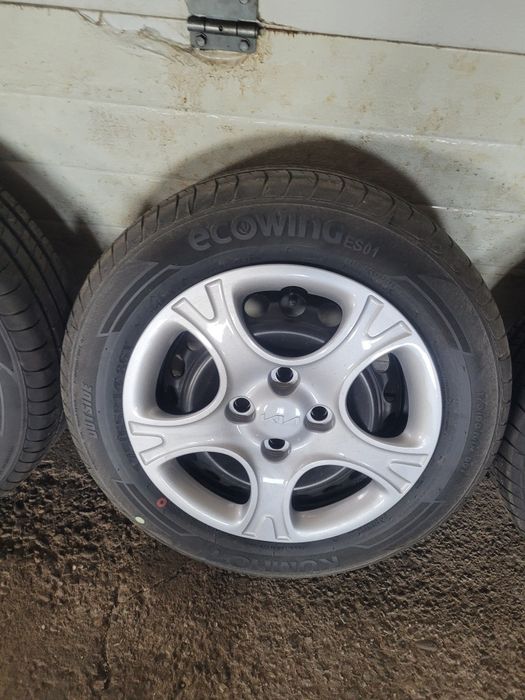 Koła stalowe z oponami letnimi Kia Picanto R14 4x100 Oryginalne NOWE