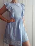 Sukienka baby blue ażurowa Primark
