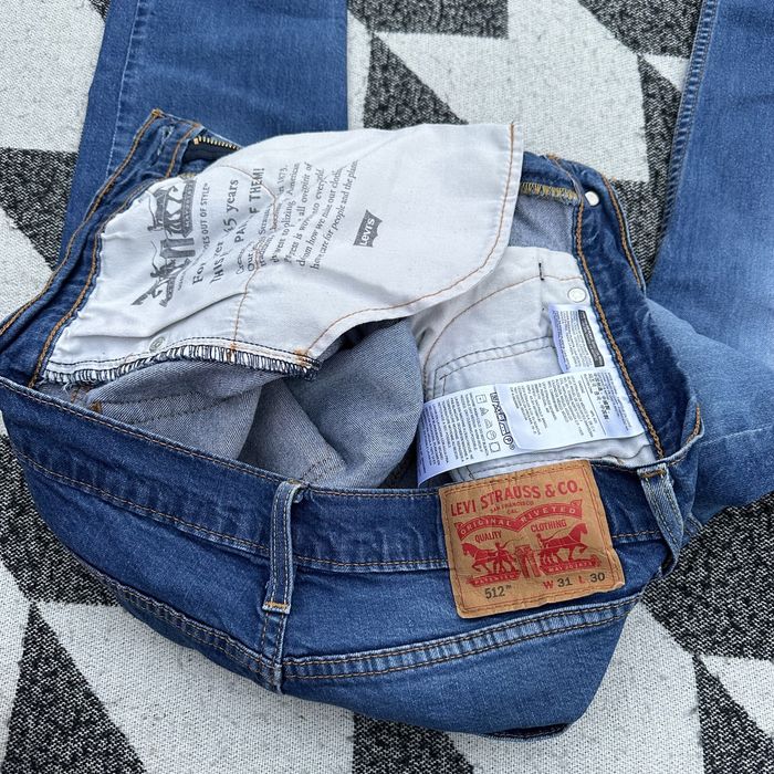 Нові джинси Levi’s 512 31x30