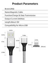 Магнітний Micro USB USB кабель