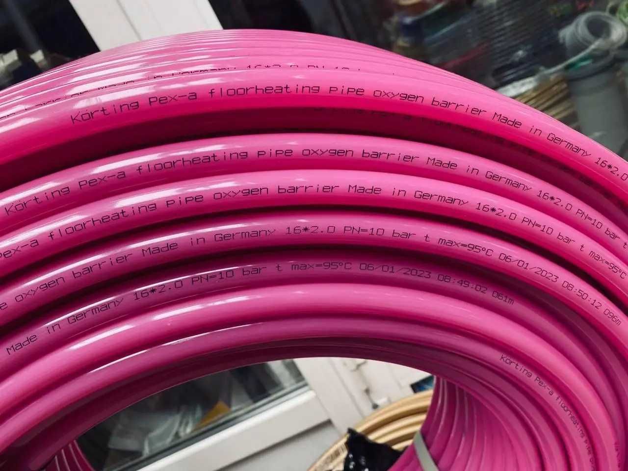 Труба для теплої підлоги Korting Rautitan Pink PEX-A 16*2.0