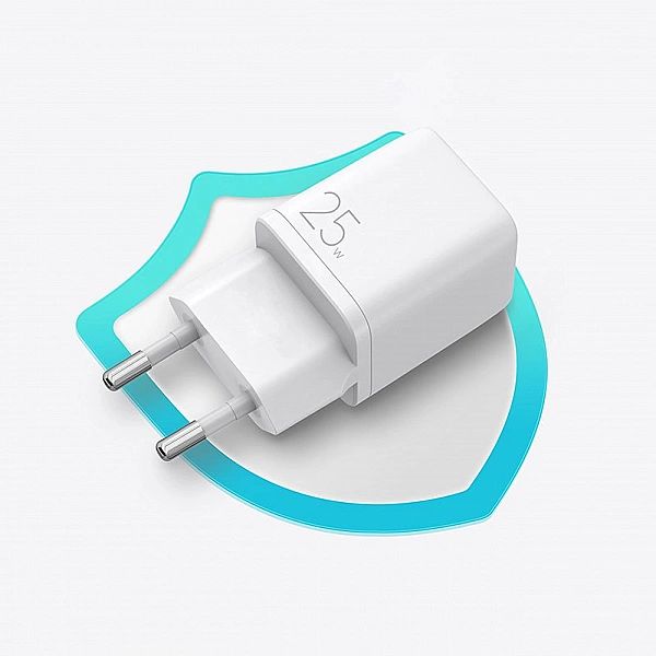 Joyroom szybka ładowarka sieciowa USB Typ C 25W 3W wtyczka EU biały (L