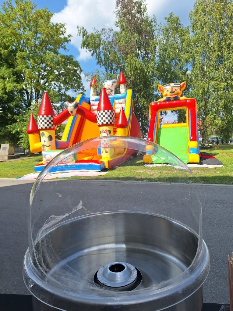 Wata cukrowa, popcorn, animacje, dmuchańce