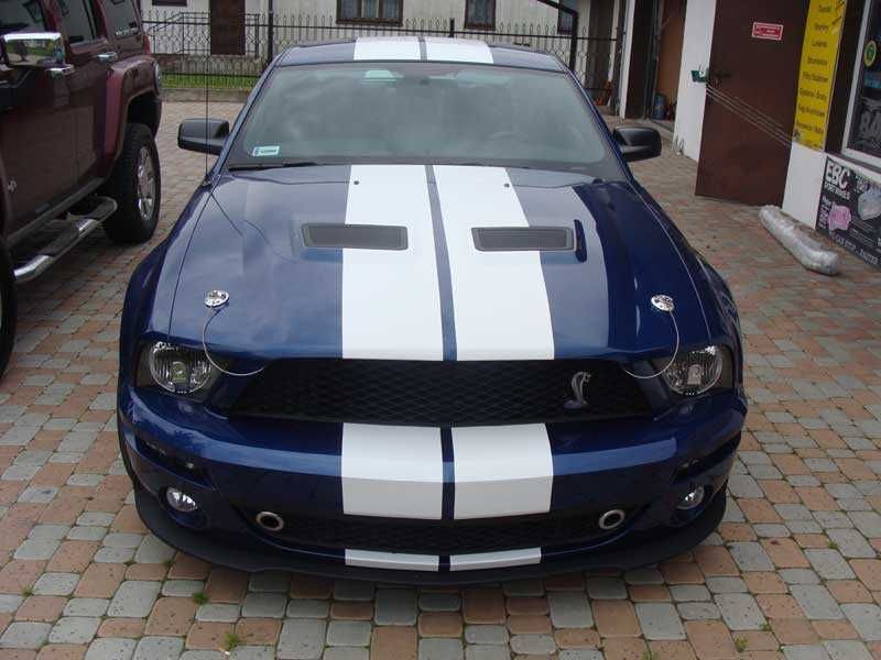 MUSTANG SHELBY GT500 Maska Vista Blue