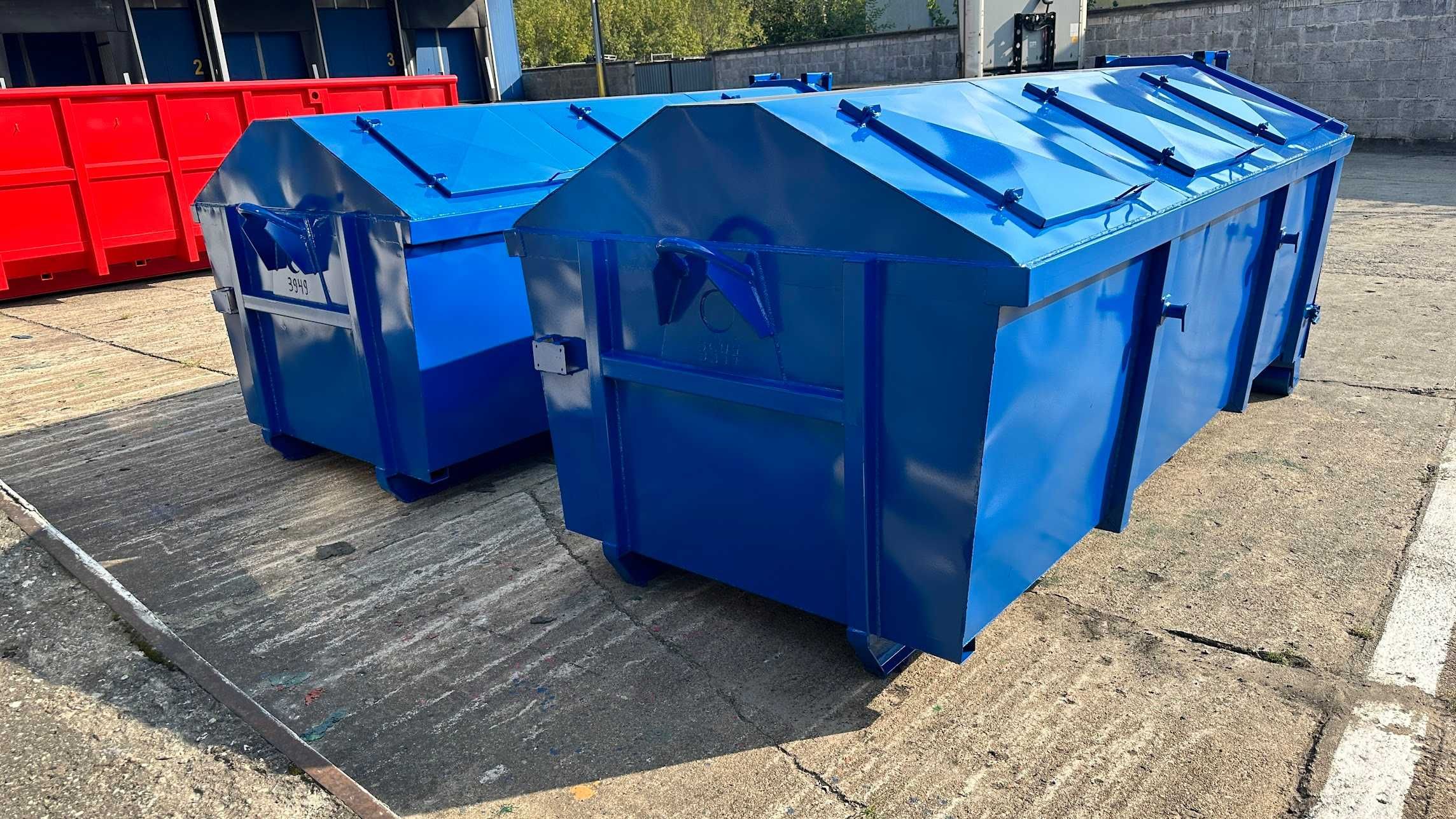 Kontener KP7 3500x1700x1000 śmietnik,ODPADY, pojemnik,kryty, PRODUCENT