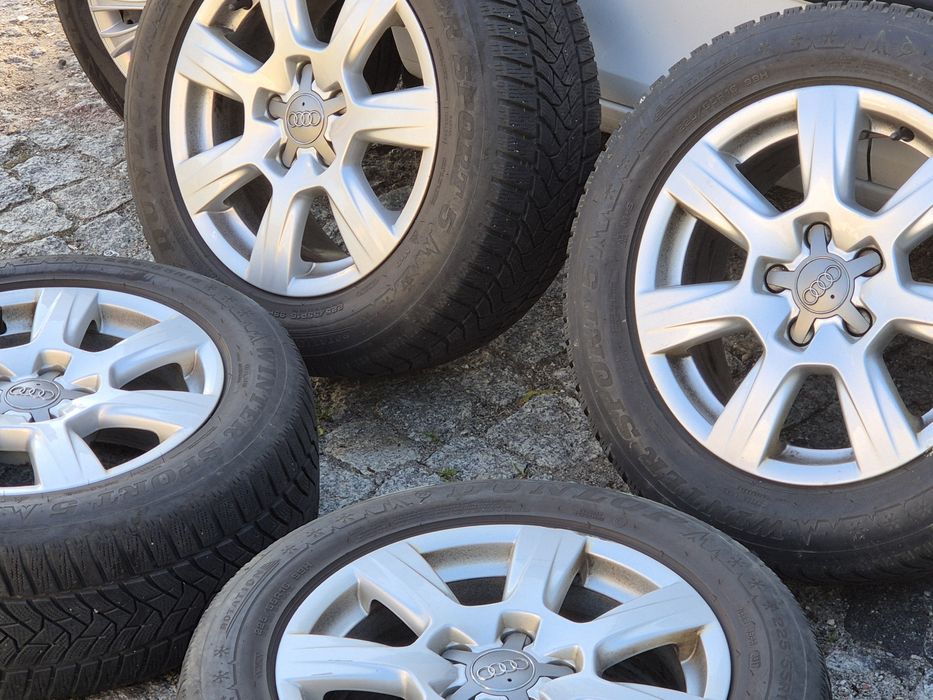 5x112 Audi A4 A6 VW T4 Alufelgi 16 opony zima 225/55 R16
