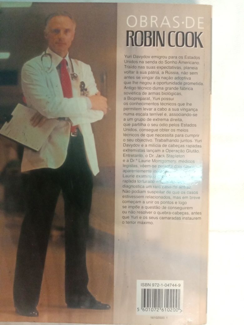 Robin cook, livros de suspense