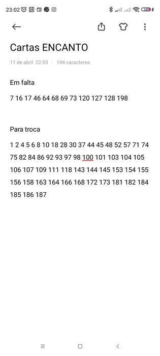 Cartas do filme ENCANTO