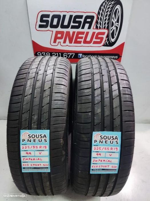 2 pneus novos 225-55r19 imperial - Oferta dos portes 180 EUROS