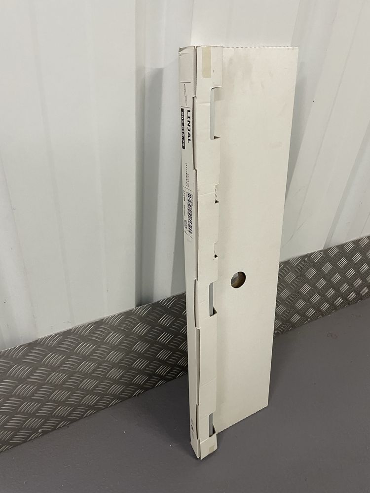 Prateleira vidro linjal ikea nova