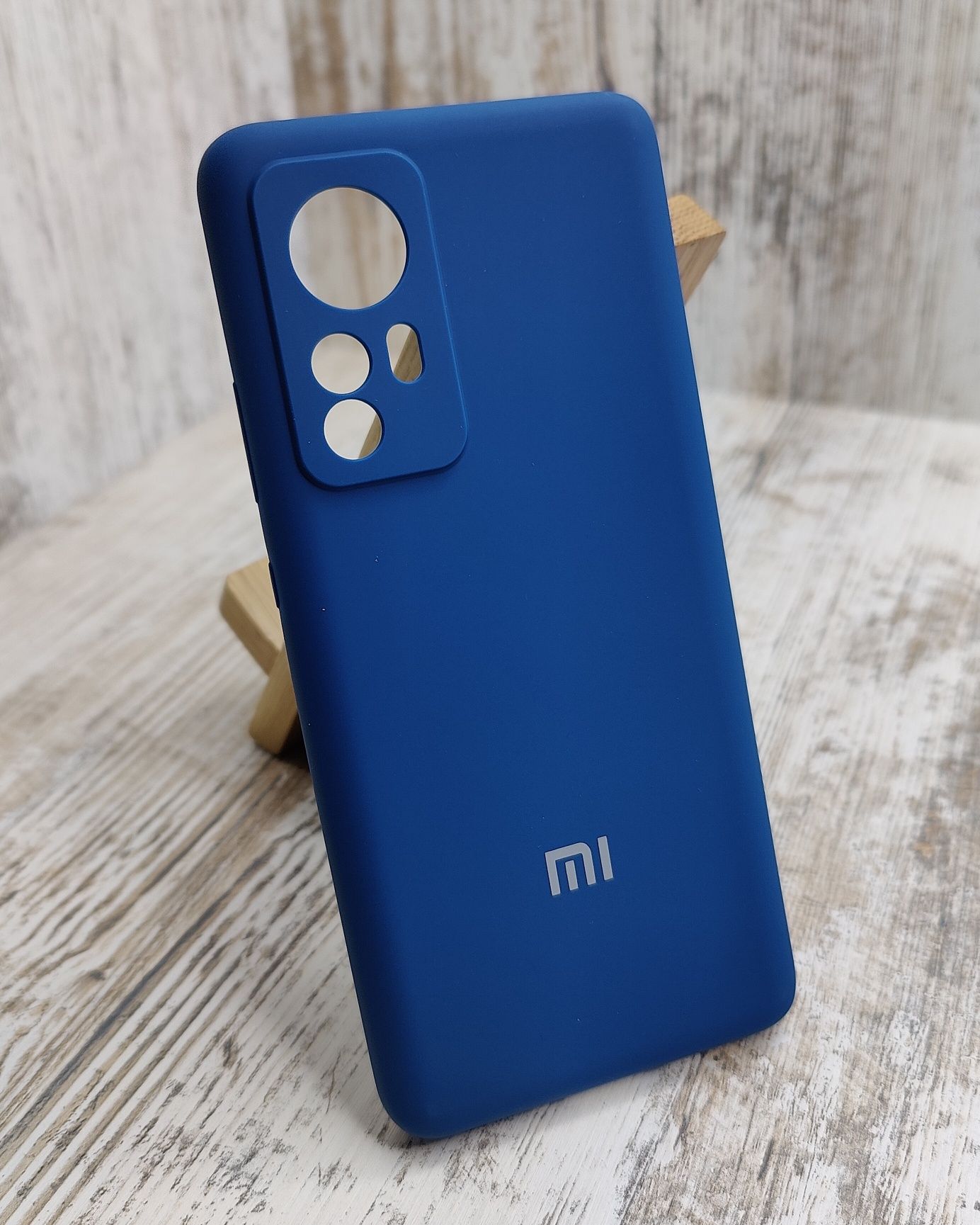 Чехол Silicone Case Full на Xiaomi 12/ 12x/ 12 Pro Софттач Микрофибра